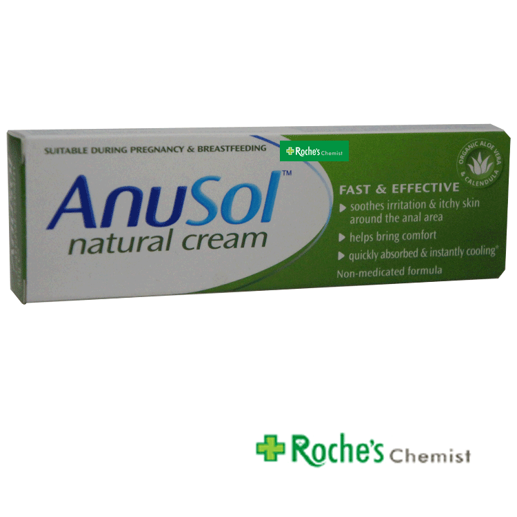 Anusol Natural Cream x 30g - Suitable in Pregnancy