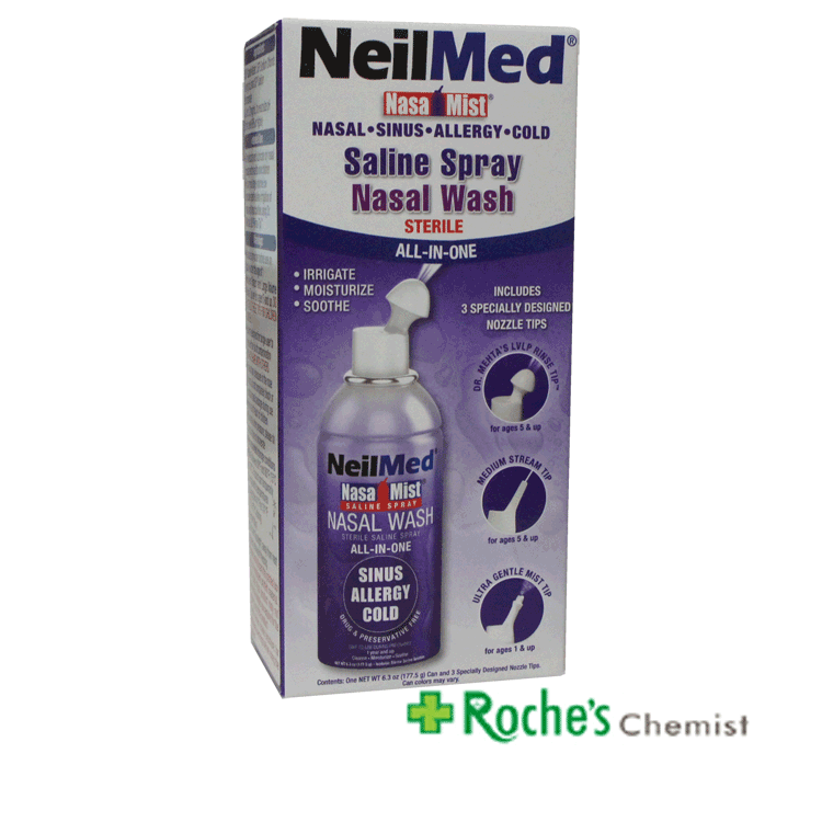 Kit de démarrage Neilmed Sinus Rinse avec 120 sachets