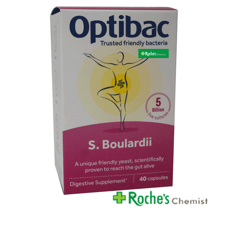 Optibac S Boulardii x 40 capsules