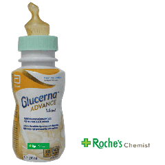 Glucerna Advance  3 Flavours 1.6 kcal x 220ml  x 6 -  With 6 Sterile Screw-On Teats