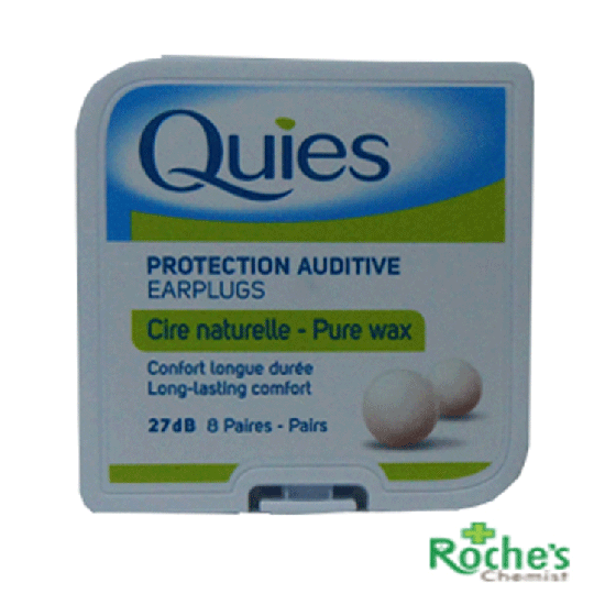 QUIES - Protection auditive Cire naturelle (8 paires)