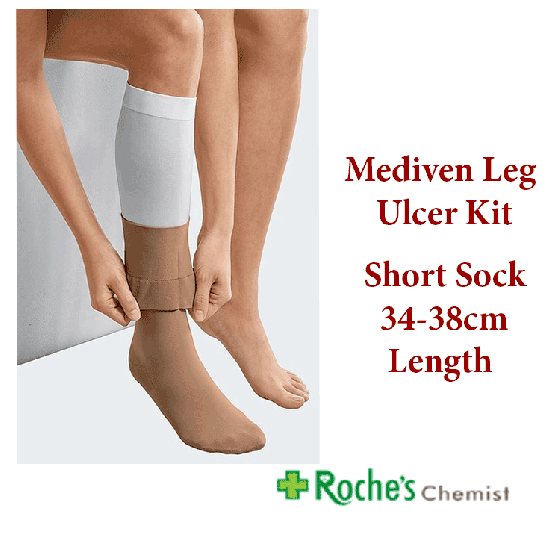 Mediven Ulcer Kits - 7 Width Sizes - Short Length Sock ( 34 to 38cm ...